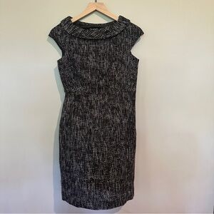 Ann Taylor Textured Side Zip Dress